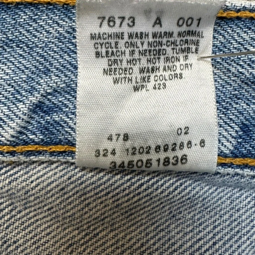 Levi's 505 Vintage Regular Fit Denim Shorts Mens 44 Blue Excellent Light‎ Wash